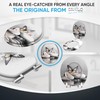 Sanilo Toilet Seat ROUND with Soft Close, Quiet and Slow
