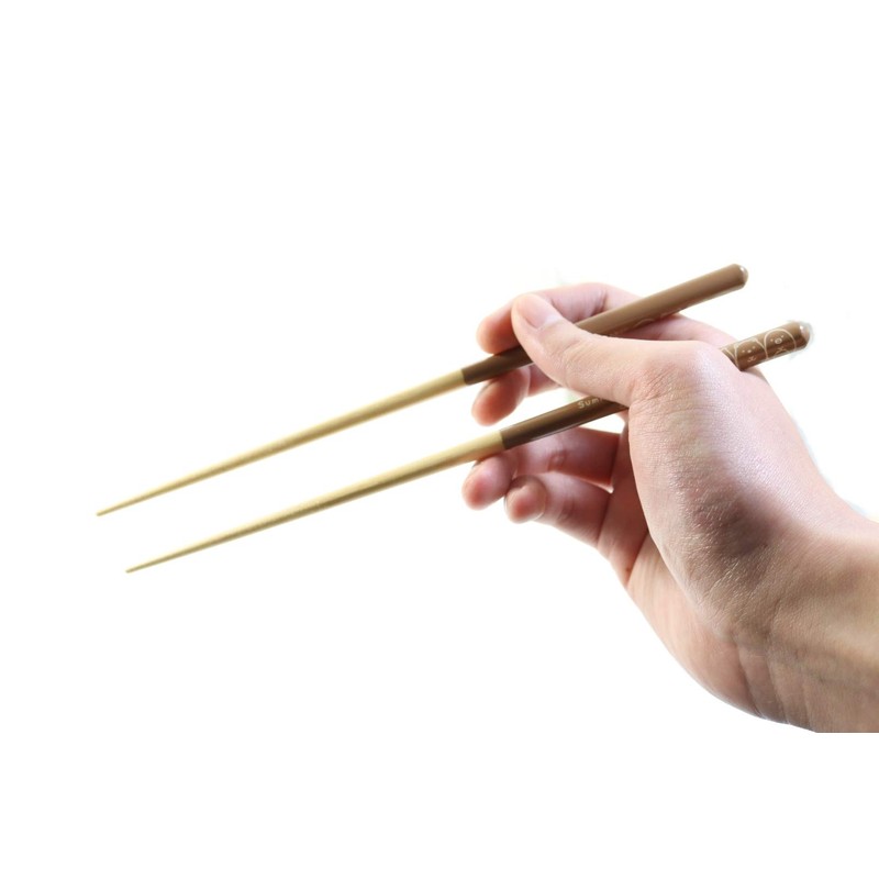 Asahi Koyo Sumikko Gurashi Chopsticks with Non-Slip Treatment, Brown, Length