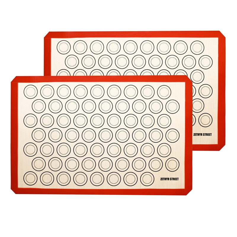 Macaron Silicone Baking Mats - Set of 10 - Full