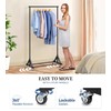 SLEEPING LAMB Heavy Duty Clothes Rack, Rolling Clothing Racks for