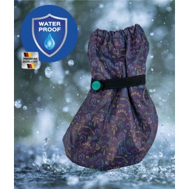 Heckbo Baby Rain Footsies, Rain Shoe Covers, 3–24 Months, Many Designs, Waterproof Fleece Lining Shoe Covers, Baby Shoe Cover, Outdoor Summer Mud Shoes, Dinosaurs