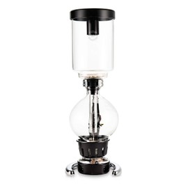 Yama Glass 5 Cup Tabletop Siphon (Syphon) (Alcohol Burner), 20-Ounce, Clear