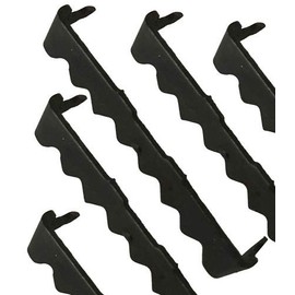 Heavy Duty Large 1-3/4" No Nail Sawtooth Picture Hangers - Black Oxide 100-Pack