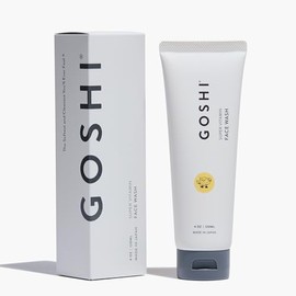 GOSHI Super Vitamin Face Wash for All Skin Types 4 oz - Infused with Vitamin E, Cold-Pressed Sesame Oil, Macadamia and More Plant Extracts - Made in Japan