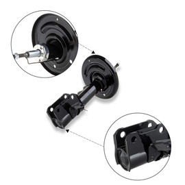 Shocks for Nissan,ECCPP Front Shocks Absorbers Fits 2007 2008 2009 2010 2011 2012 for Nissan Altima 339146 339147 Auto Shocks Gas Struts (Set of 2 Front Shocks)