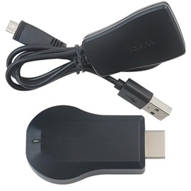 Zafina-UP Wireless HDMI Display Receiver M9-1080P/4K Video Output, for M-iracast, DLNA, A-irPlay, C-hromecast Support for Smartphones, Tablets, TVs