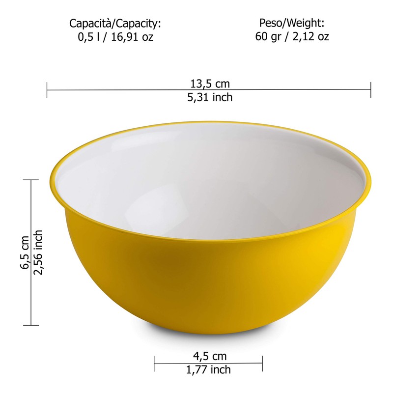 Omada Sanaliving Design Bowl (0.5 Litres) with Polypropylene Lid and