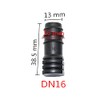 Adhere To Fly 50pcs 16mm Pipe End Plugs Garden Hose
