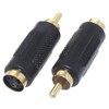 KAUMO S to RCA Converter Adapter (S Female to RCA
