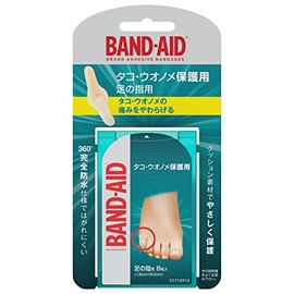 BAND-AID(バンドエイド) タコ・ウオノメ保護用 足の指用 8枚