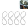 CYTGOUPER 4 PCS Silicone Distiller Sealing Rings,Countertop Distiller Gasket,High Temperature
