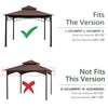 JANCANOPY Replacement Canopy roof Cover for Target Madaga Gazebo Model