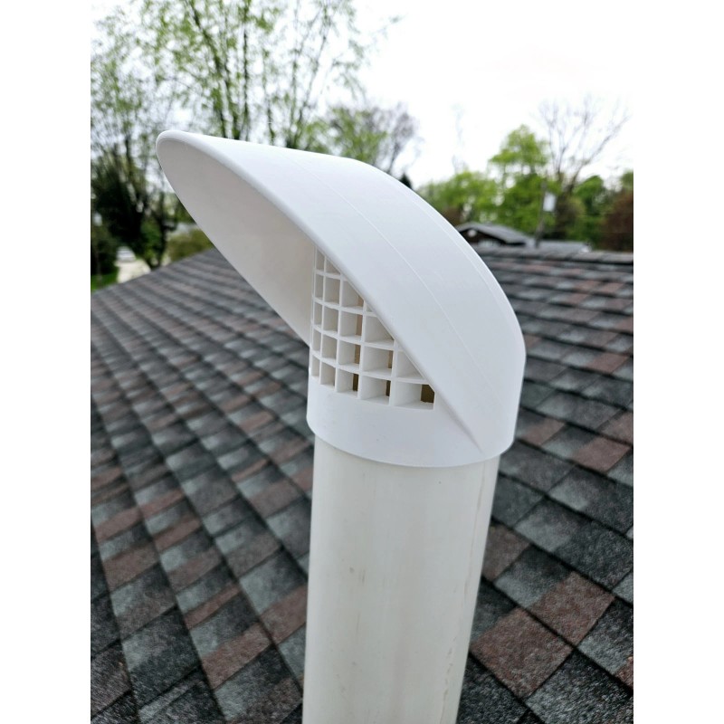 GWM Radon & HVAC Rain Cap for 4" SDR 35