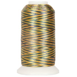 Variegated Polyester Embroidery Thread by Threadart - 40wt - 1000m - 25 Colors Available - No. 23 - Mardi Gras