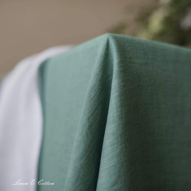 Linen & Cotton Hygge Tablecloth Fabric Table Linen 100% Linen
