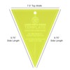 Acrylic Quilting Template Ruler, Wedge | For Use with 10”