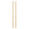 1 Pair Felt Mallets Drum Sticks with Wood Handle for