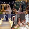 12 Pcs White Flameless Candles Flat Top LED Candles with