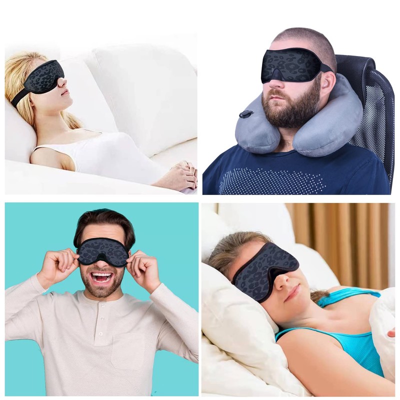 Mascherina per Dormire per Donna e Uomo, Mascherina per gli