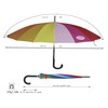 Variety To Go® Rainbow Umbrella, Rainbow Umbrella Large, Compact, Windproof,