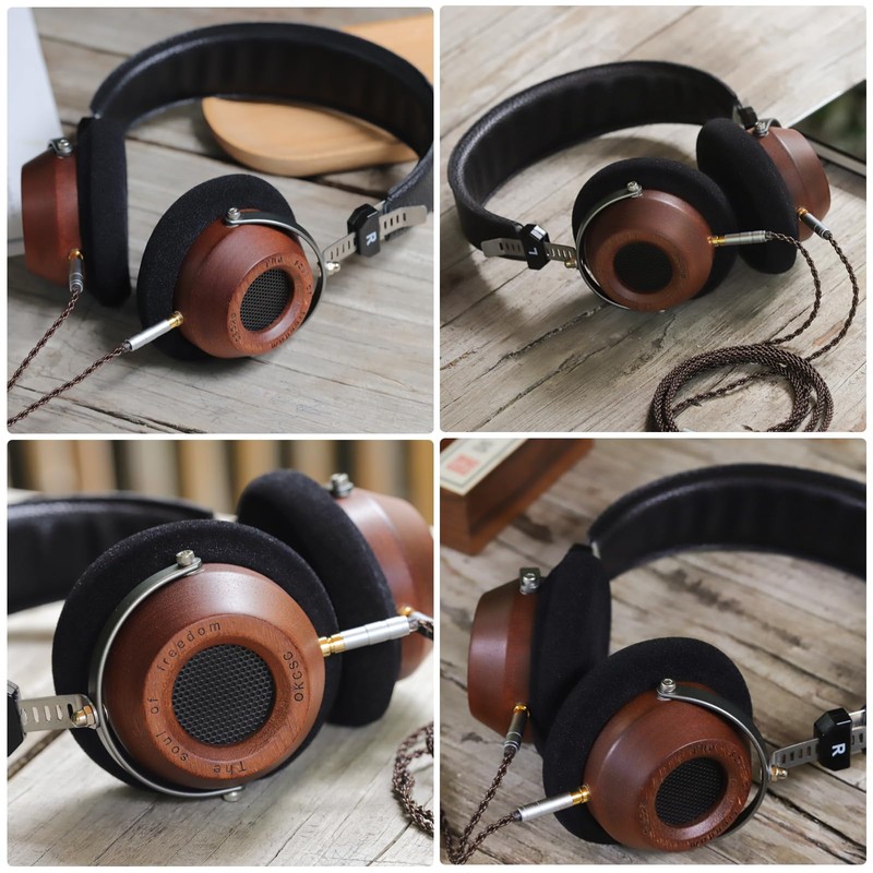 okcsc M1 Pro Wired Semi-Open Wood Housing Retro 40mm Driver