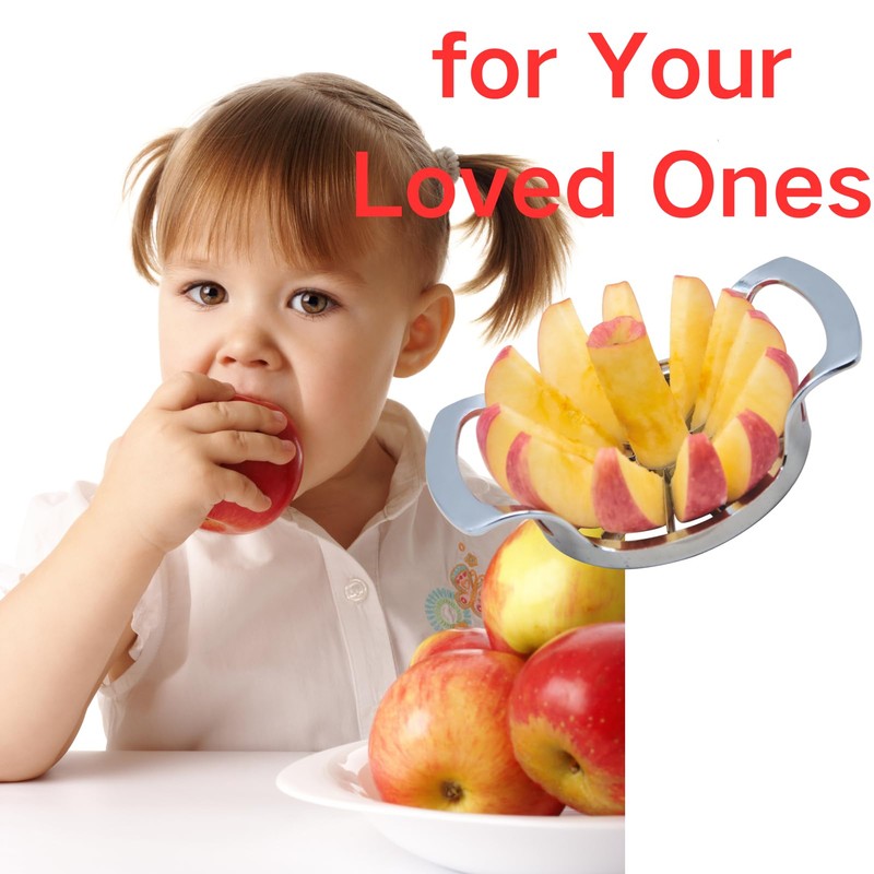 Stainless Steel Apple Slicer and Corer - Sturdy and Sharp