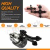 Rustark 2pcs 4 Way Chuck Key Wrench 4 in 1