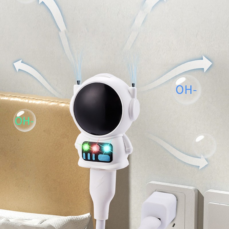 Air Purifier White Spaceman Shape Air Purification Negative Ion Purifier