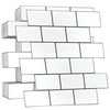 WALPLUS 3D Tile Stickers Peel and Stick Backsplash Splashback Decals