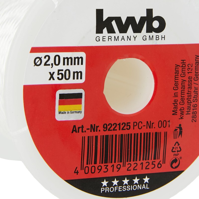 kwb Mason’s lacing cord in different colours/lengths