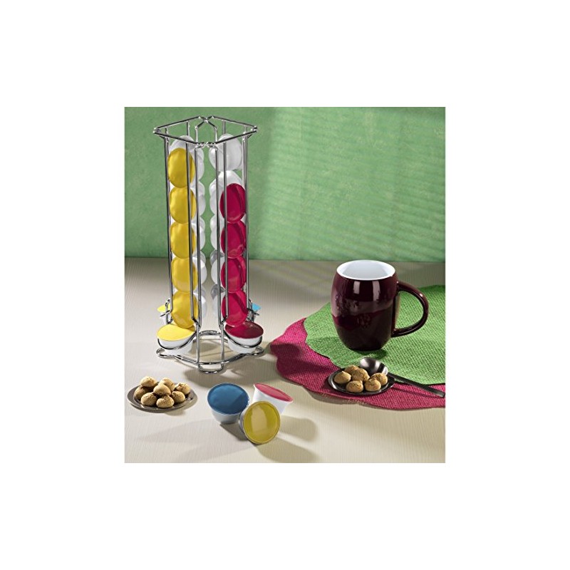 Xavax Colonna 24 Capsule Stand for Dolce Gusto Capsules Silver