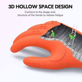 Vgo... NGG X1 1Pair Seamless Utility Gloves,Cut Resistant Safety Work Gloves,HPPE Anti-cut Liner,EN388 level C,ANSI level A3,Anti-slip Palm Mechanic Gloves(TP1112HY)