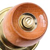 ZONADAH Entrance Beech Wood Ball Knob Set, 60mm Latch, Door