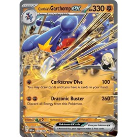 Pokemon - Cynthia’s Garchomp ex 104/182 – Destined Rivals – Double Rare – Foil Card