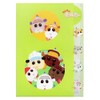 Sunstar Stationery PUIPUI Molker, Clear File, Die Cut, B Pattern