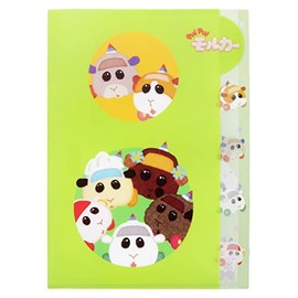 Sunstar Stationery PUIPUI Molker, Clear File, Die Cut, B Pattern S2134691