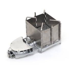 TOHO RLC-BSF52 Bonfire Stand with Little Residue, Fire Starter with Fan, Trivet, Stove, Compact, Cookware, Solo Camping, Camping Equipment, Camping