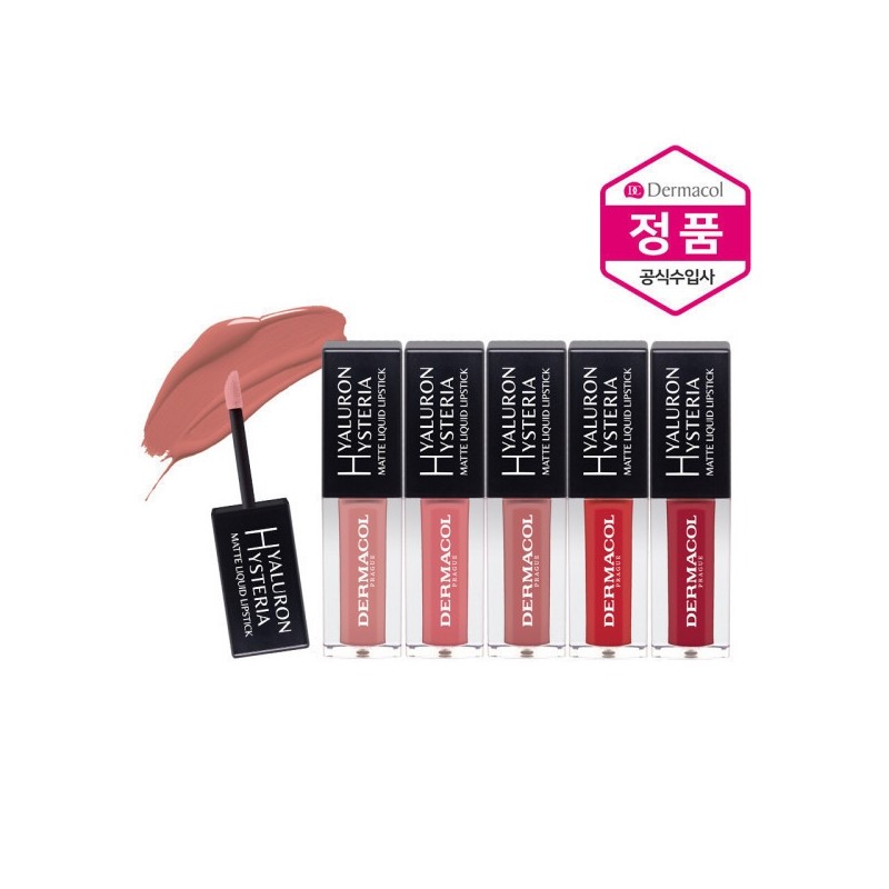 Dermacol Hysteria Matte Lip Tint 4.5ml Soft on the outside,