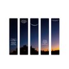 Bookmarks, Stylish Night View Design, Set of 5, Beautiful Bookmarks,