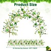 JUNEBRUSHS 5 FT St Patricks Day Garland with Lights, Artificial