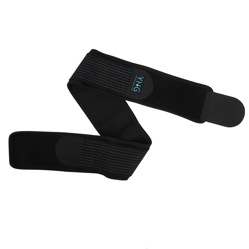 Breathable Adjustable Sacroiliac Lumbar Support Belt Black M