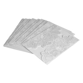 Acouto - Juego de 10 tarjetas de invitación de boda talladas europeas (005), color blanco, Acouto2gkgrhz9dn-04