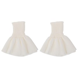 Lurrose 1 Pair Cuff Sleeves Arm Covers for Women Vintage Lace Trim Women's Belt Spring Bracelet Removable Collar Belt for Women Bracelet Women White Cotton Thread