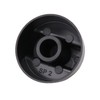 Emptty 4 Sets Black Control Knob Replacement for Oven Replacement