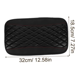 iplusmile Car Center Console Armrest Cover Pu Non- Protective Pad for Vehicle Central Armrest Easy to Install and for Cars Embroidery Design