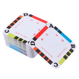 Operitacx 200pcs Hand-Knit Shuttle Piece Weaving Cards Glue Tape Craft Kits Crochet Machine Construction Paper Card Paper Double Side Tape Canvas Paper Felting Kits Foil Art White Paper Jam