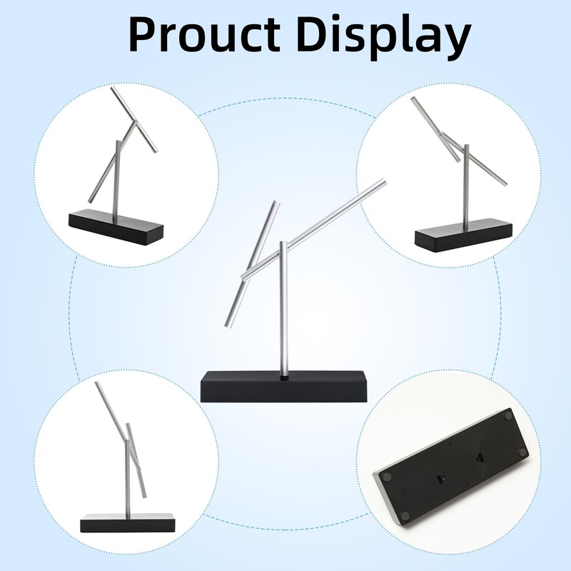CulinaryEdge Kinetic Energy Sculpture Sticks – Battery Powered Motion Desk