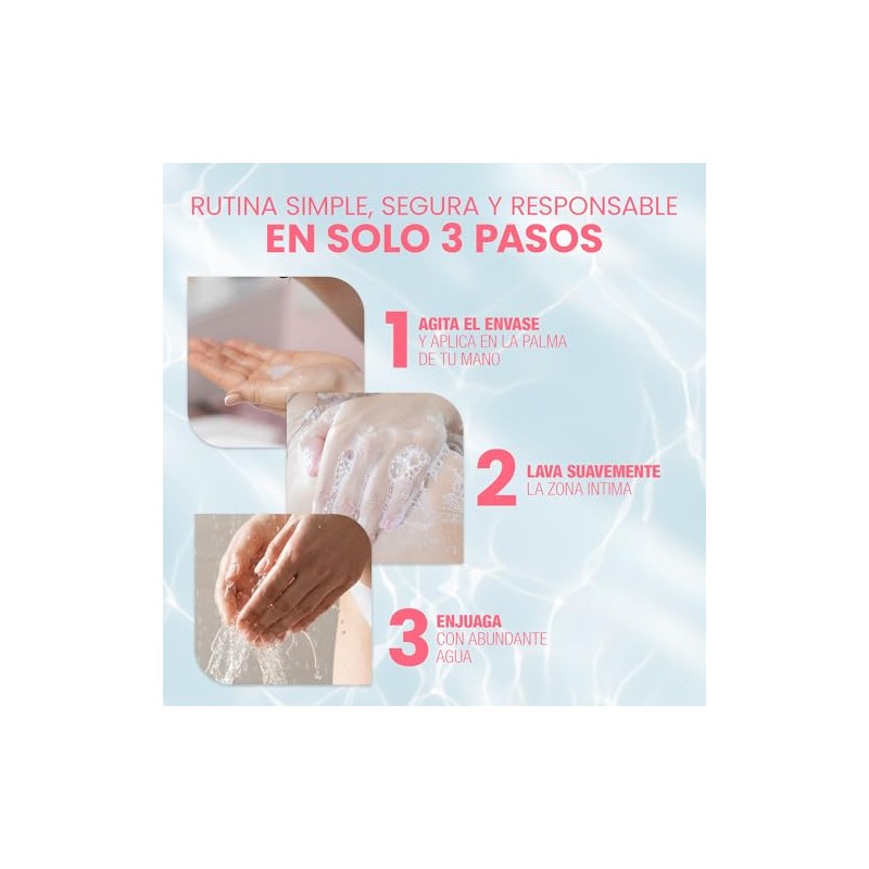 Lactacyd clarity shampoo íntimo de uso diario, 220ml
