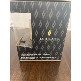 Luminara Flameless champagne Candle Moving Luminara New in Box 3.25x4.5