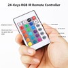 Aroidful 5V-24Keys USB IR RGB Strips Controller Wireless Controller for